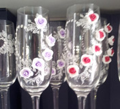 Свадебные бокалы Rosa в салоне &laquo;Свадебные цветы&raquo;